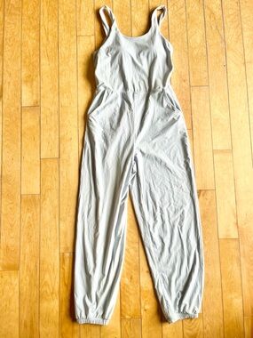 Zyia Active Sleeveless Relaxed Light Blue Jumpsuit Size Medium